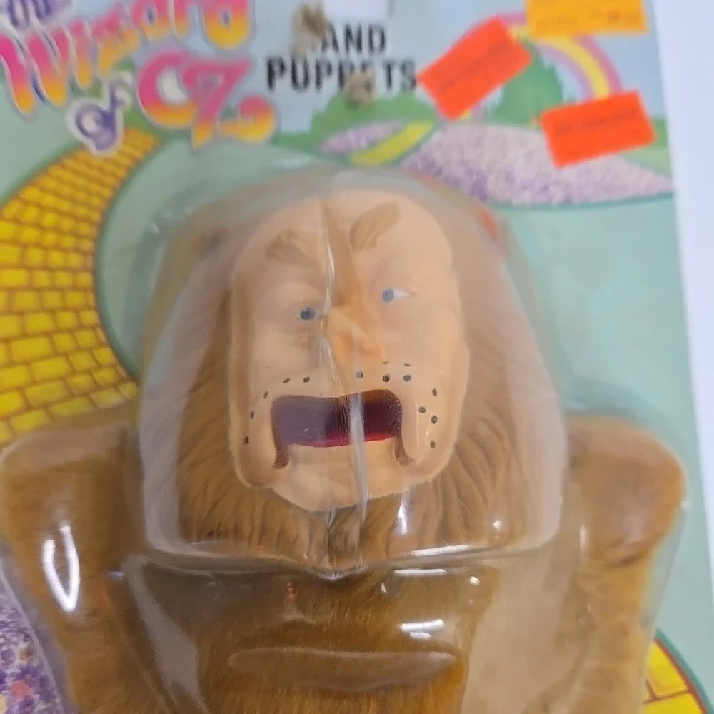 The Wizard of Oz Hand Puppet Cowardly Lion 1988 Vintage NEW‎ See Description